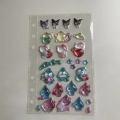 ボンボンドロップシールサンリオ、しずくちゃんおすそ分け