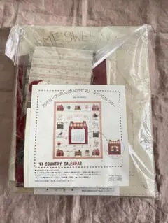 ●未開封　ホビーラホビーレ 刺繍キット　タペストリー　カントリーカレンダー