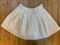 タルティーヌエショコラ ツイードスカート　120