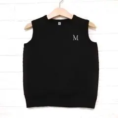 maarook ワンポイント刺繍ストレッチベスト