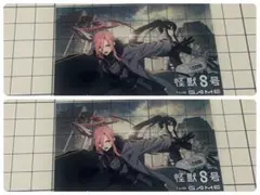 怪獣8号　THE GAME アクリルカード　亜白ミナ　サガン　2枚セット