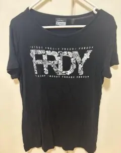FREDDY 半袖 Tシャツ ブラック ロゴプリントのサムネイル