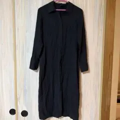 UNIQLO ブラック シャツワンピース S