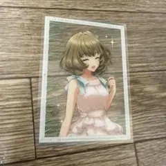 デレマス　シンデレラガールズ メモリアルカフェ　高垣楓　クリアカード デレマス シンデレラガールズ メモリアルカフェ 高垣楓 クリアカード
