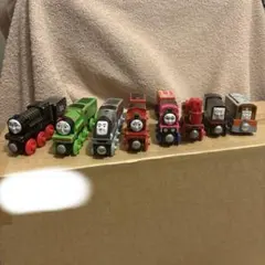 トーマス　木製　車両　セット