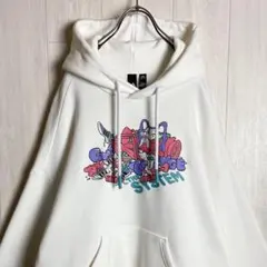 adidas アディダス プリントロゴ スウェット プルオーバー パーカー