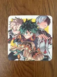 ヒロアカ　ナツコミ　2021 コースター 緑谷出久 爆豪勝己 轟焦凍