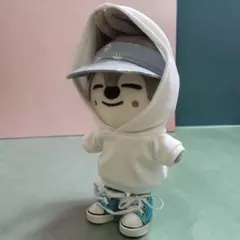 skzooウルフチャンオリジナルサイズ用 ビッグパーカー&デニム&タイツ