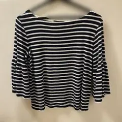 BANANA REPUBLIC ボーダー 七分袖 カットソー