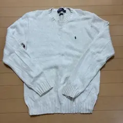 Polo by Ralph Lauren クリーム色セーター M