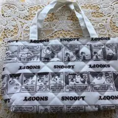 スヌーピー リバーシブル トートバック 新品
