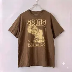任天堂 スーパーマリオ ドンキーコング Tシャツ ブラウン XL 半袖 希少