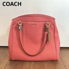 COACHコーチ　ハンドバッグ　ショルダーバッグ　　ピンク