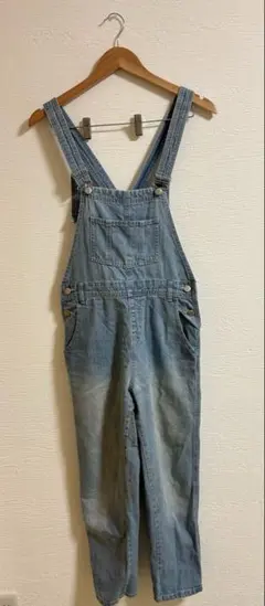 ライトブルー デニム サロペット