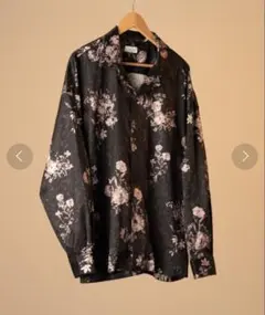 JUNRED 長袖シャツ 花柄 Lサイズ
