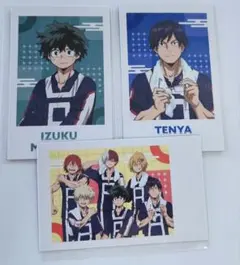 ヒロアカ　緑谷出久　飯田天哉　集合　極楽湯　ポラショット