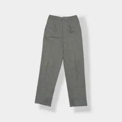 GU gu ジーユー シンプル ストレッチテーパードパンツ グレー M
