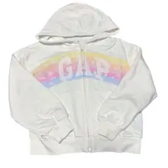 y2k OLD GAP ホワイトパーカー 平成ギャル　グランジ　00s 短丈