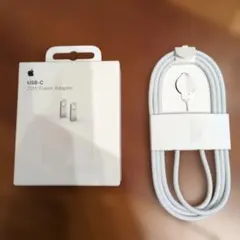 新品未開封Apple純正 20W 電源アダプタ USB-Cケーブルセット