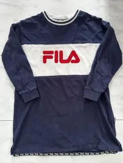 訳ありbreeze FILAコラボ 130 長袖ワンピース