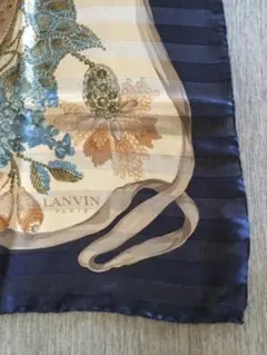 LANVIN シルクスカーフ 未使用自宅保管品