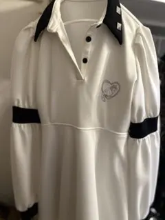TORY BURCHパフォーマンスポロシャツ、テック ツイル ラッフル