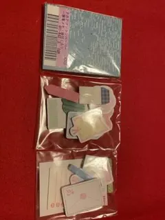 カラフル付箋セット　メモ帳付き