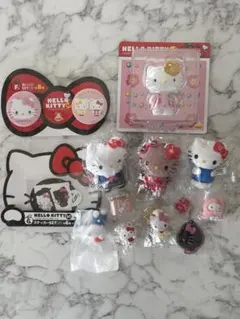 キティ50周年くじA賞6 F賞G賞などガチャガチャまとめ売り日焼けキティ