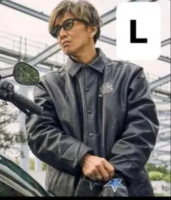 ROLLER FAKE LEATHER COACH JACKET