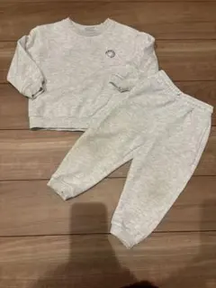 ZABA グレー トレーナー・パンツ　セットアップ 98サイズ2-3歳