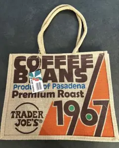 【新品】トレジョ　Trader Joe's ジュート エコバッグ コーヒーのサムネイル
