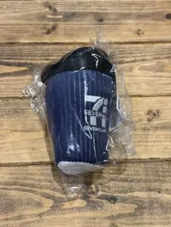 セブンイレブン ハッピーくじ B賞　セブンカフェぬいぐるみチャームブルー