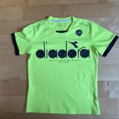 diadora サッカーシャツ ネオンイエローのサムネイル