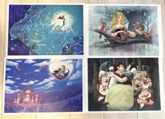 読売新聞 額絵シリーズ ディズニー キャラクター アートコレクション　プリンセス