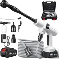 コードレス高圧洗浄機 充電式 マキタ対応18V 洗車 ベランダ 外壁掃除