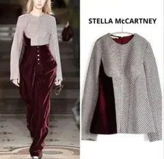 (新品) STELLA McCARTNEY ランウェイ着用 パネル千鳥格子 38のサムネイル