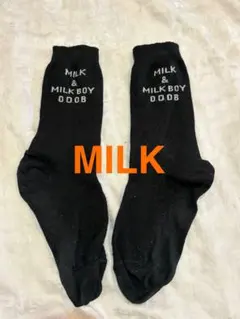 90年代レア原宿MILK ブラックソックスのサムネイル