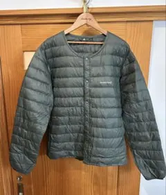 モンベル スペリオダウン ラウンドネックジャケット　Mサイズ　収納袋付属