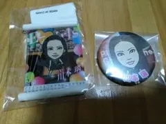 川本璃 タペストリー 缶バッジ