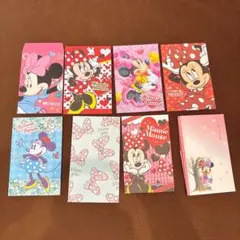 全部ミニーちゃん！お年玉袋 ポチ袋 おすそ分け袋 全柄違い8枚セット