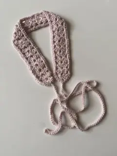 ハンドメイド　ヘッドドレス　編み物　かぎ編み