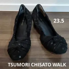 【TSUMORI CHISATO WALK】星柄　黒　パンプス　23.5cmのサムネイル