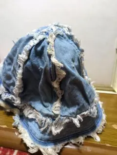 超超値下げ開店レアセール！！デニムフリンジバケットハット