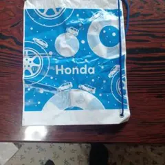 Honda 巾着袋 ブルー 車柄 ナップサックのサムネイル