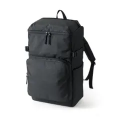 無印　肩の負担を軽くする　撥水上から開くリュックサック