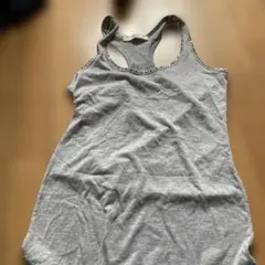 AZUL by moussy グレー タンクトップ