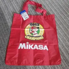 新品未使用　Mikasa レジャーバッグ レッド 2017年　リーグチャンピオンのサムネイル