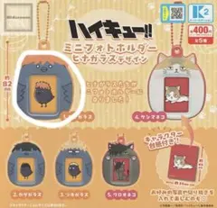 ガチャガチャ　ハイキュー！！ミニフォトホルダー　ヒナガラスデザイン