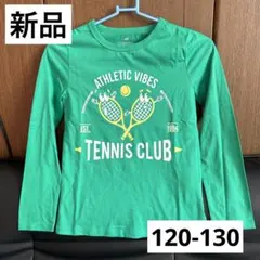 【新品】H&M ロゴTシャツ　ロンT キッズ　130cm 長袖