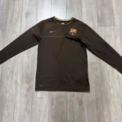NIKE FCバルセロナ 長袖シャツ ブラウン M
